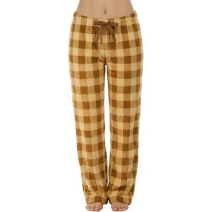 Just Love Women Plush Pajama Pants Buffalo Plaid(Buffalo Plaid – Suede)