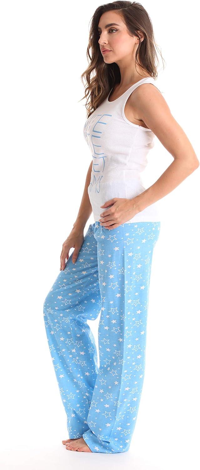 imageJust Love Womens Pajama Pant SetsWhite Nite Nite Sweet Dreams Pant Set