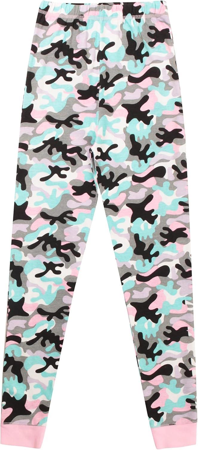 imageJust Love Girls Cotton Pajamas SetsWhite Camo Short Sleeve With Pant