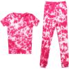 Pink - Tie Dye Short Sleeve