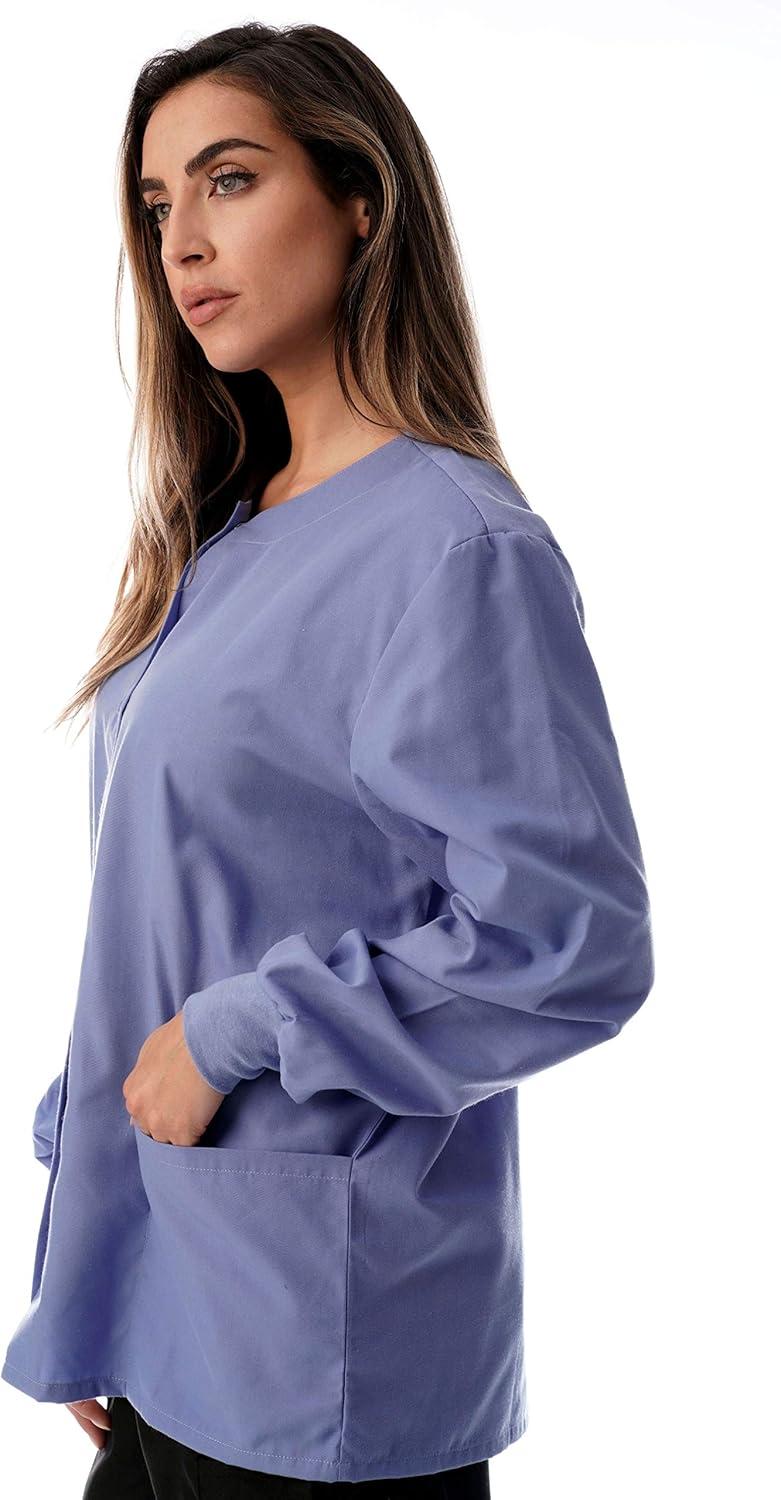 imageJust Love Womens Medical Scrubs JacketCeil Blue