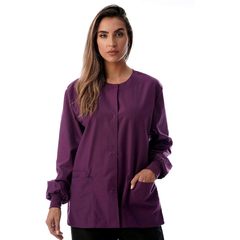 imageJust Love Womens Medical Scrubs JacketEggplant