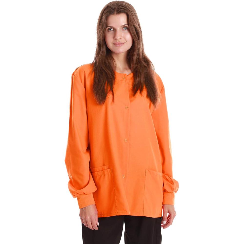 imageJust Love Womens Medical Scrubs JacketOrange