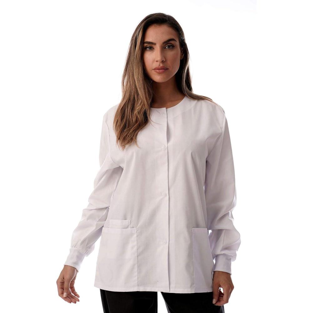 imageJust Love Womens Medical Scrubs JacketWhite