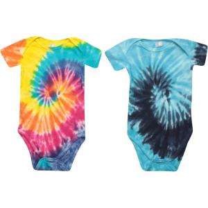 Just Love Bodysuit for Boys – Tie Dye (Pack of 2)(Tie Dye Blue and Tie Dye Bright)