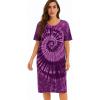 Tie Dye Purple Swirl