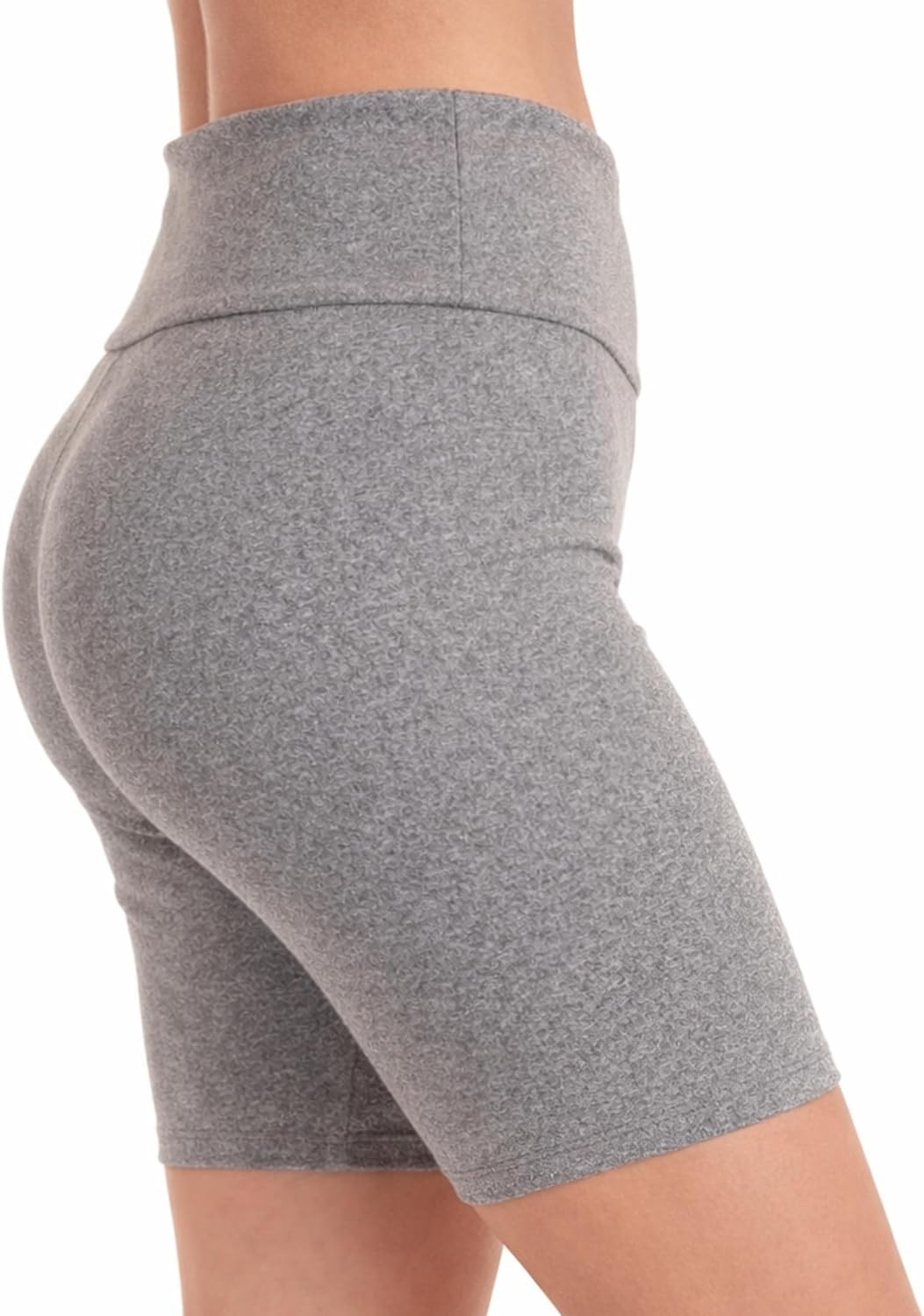 imageJust Love Womens 7Inch Biker Shorts High Waisted Stretch Activewear for Yoga and GymGrey