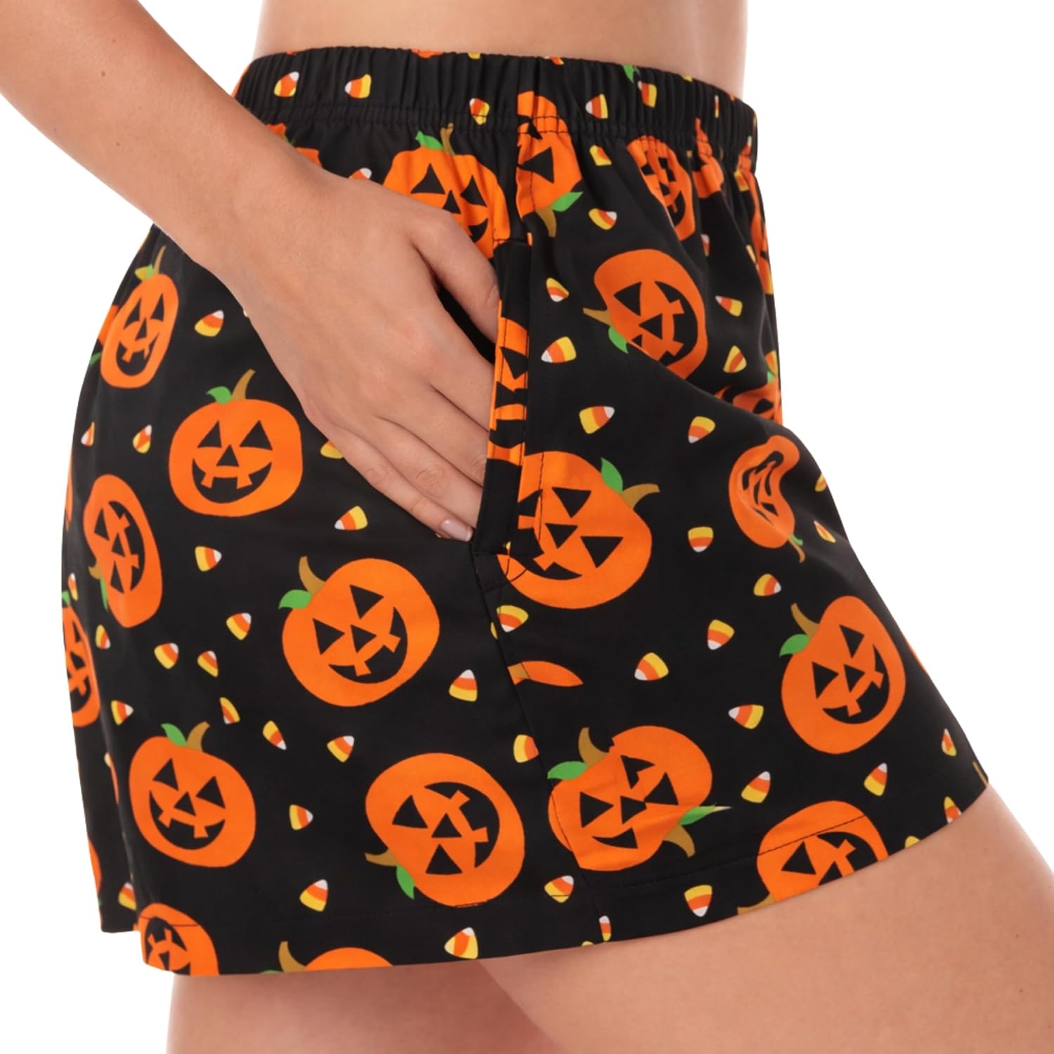 image:imageJust Love Womans Pajamas Shorts PJsHalloween Pumpkins