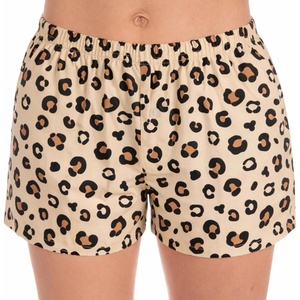 Just Love Womans Pajamas Shorts PJs(Big Cheetah)