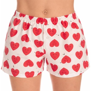 Just Love Womans Pajamas Shorts PJs(Bow and Arrow Hearts)