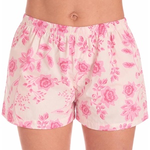 Just Love Womans Pajamas Shorts PJs(Floral Pink)