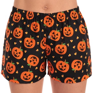 Just Love Womans Pajamas Shorts PJs(Halloween – Pumpkins)