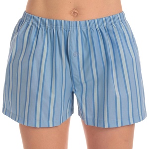 Just Love Womans Pajamas Shorts PJs(Stripe – Tonal Blues)