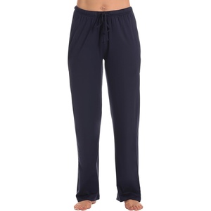 Just Love Women’s Pajama Pants, Soft Stretch Jersey PJ Bottoms with Two Pockets, Elastic Waist and Drawstring(Solid Navy)