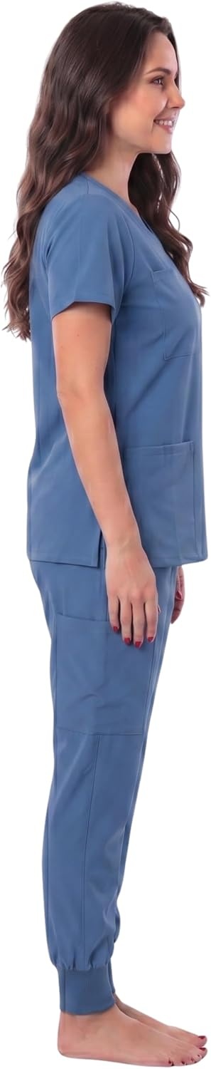 image:imageJust Love Womens VNeck Scrub SetCeil Stretch Fabric