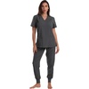 Steel Gray Stretch Fabric