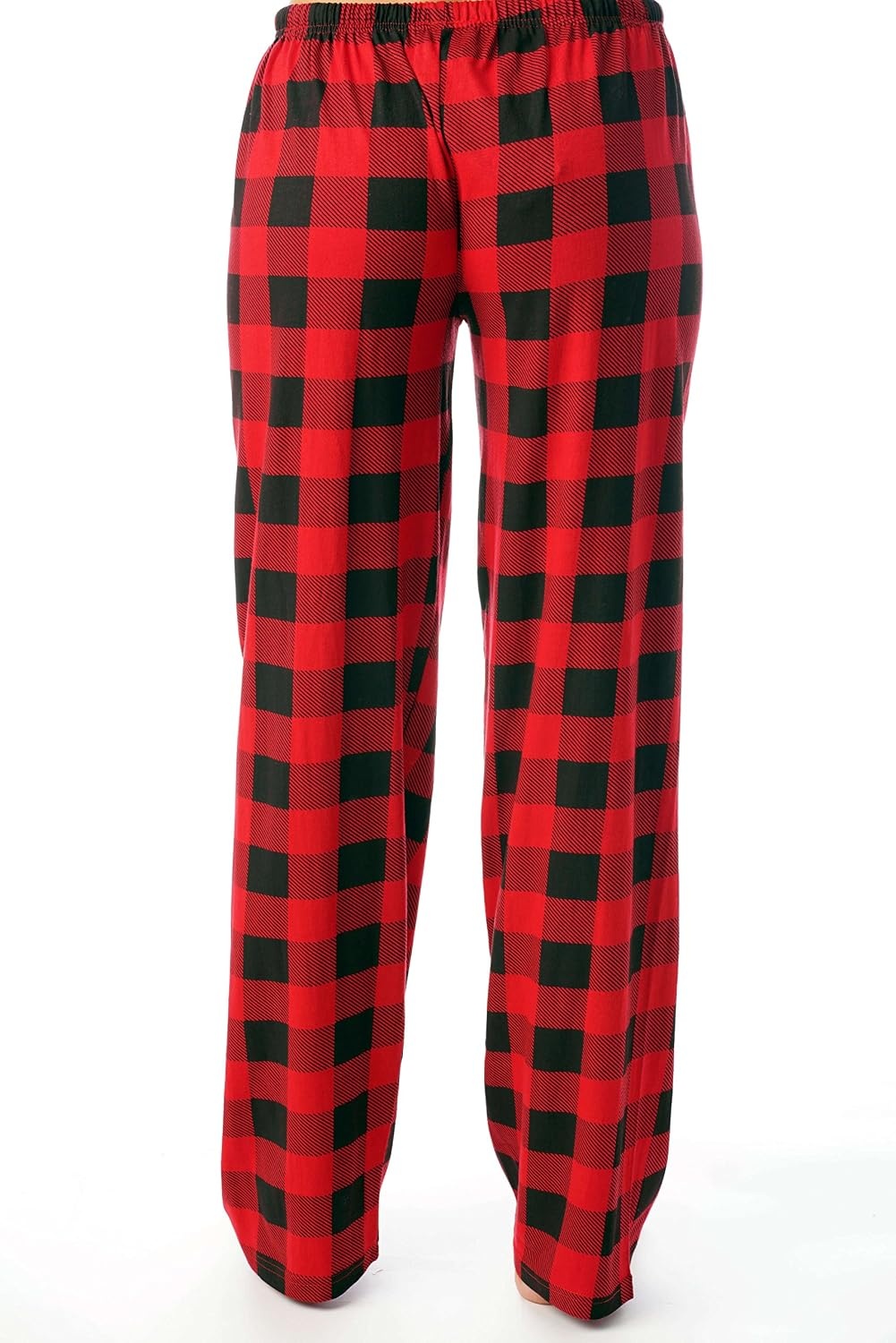 image:imageJust Love Womens Buffalo Plaid Pajama Pants 100 Cotton Jersey Knit Sleep and Lounge PJ BottomsRed Black Buffalo Plaid