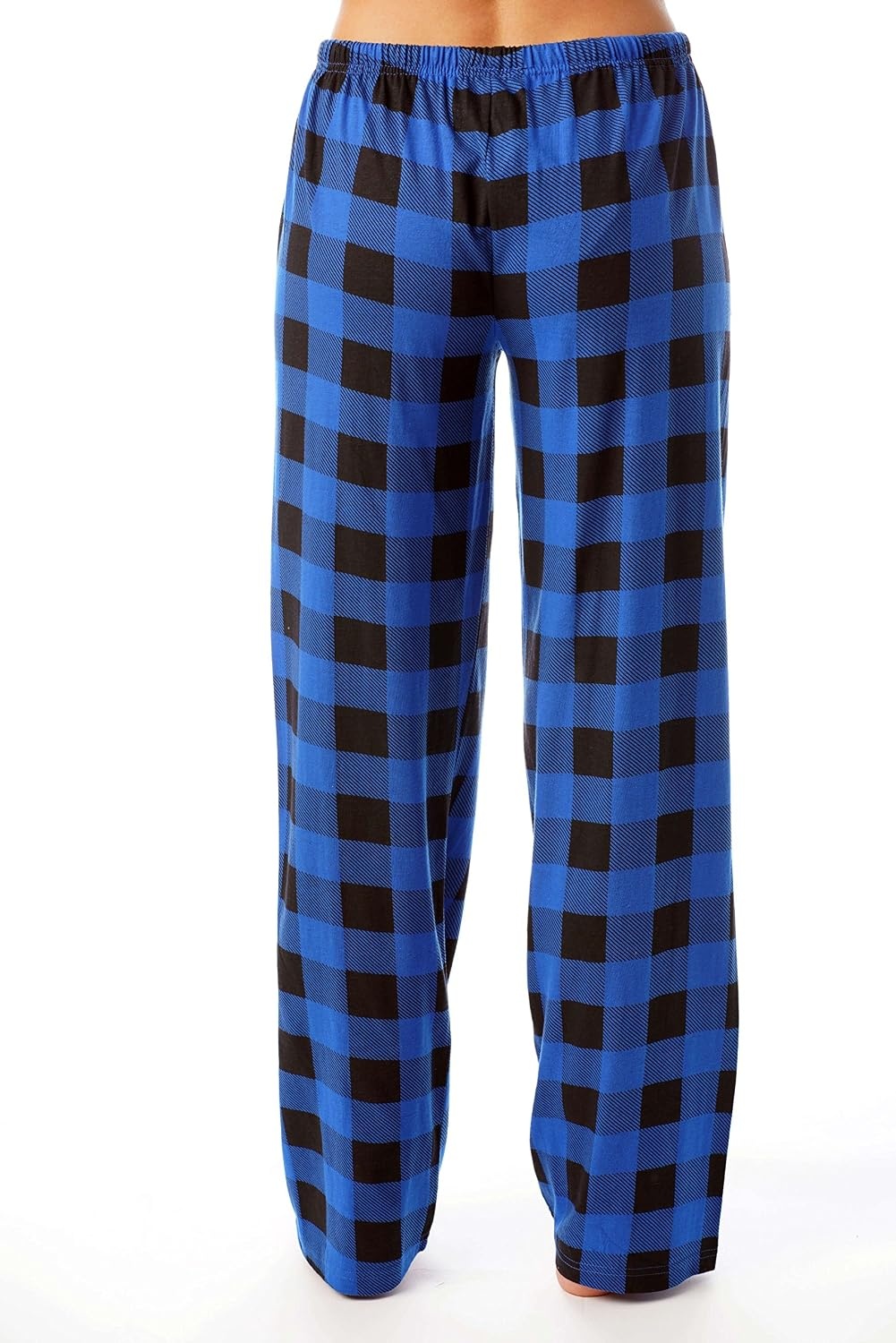 image:imageJust Love Womens Buffalo Plaid Pajama Pants 100 Cotton Jersey Knit Sleep and Lounge PJ BottomsRoyal Black Buffalo Plaid