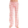 Coral White Buffalo Plaid