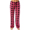 Fuchsia Black Buffalo Plaid