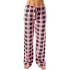 Pink Charcoal Buffalo Plaid