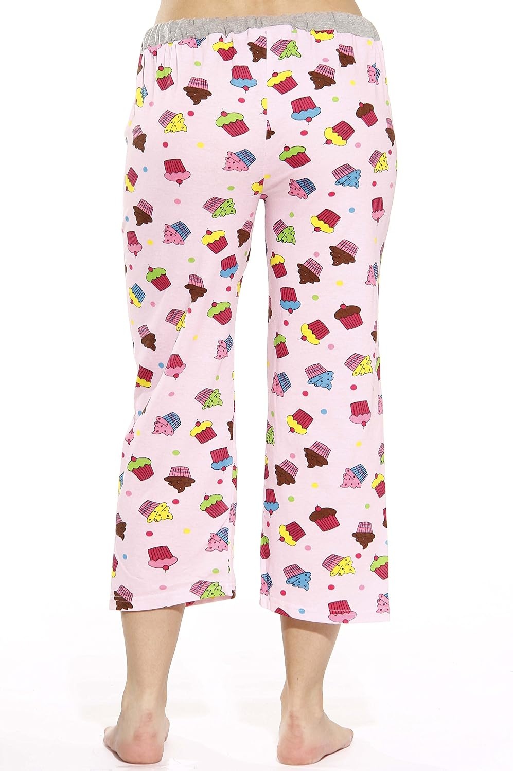 image:imageJust Love 100 Cotton Women Pajama Capri Pants SleepwearCupcake Dots Pink
