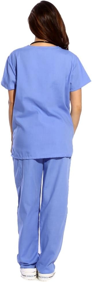 image:imageJust Love Womens Medical Scrubs Set 6Pocket VNeck Top amp Cargo Pants Cotton Blend Nursing UniformCeil