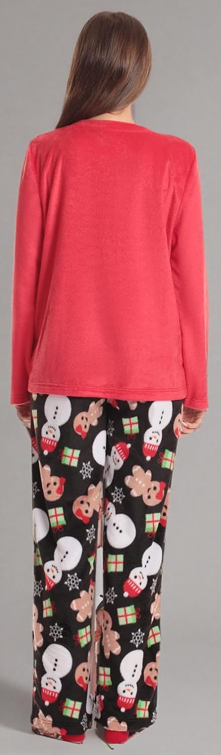 image:imageJust Love Pajama Pants Set Womens with SocksBlack Mixed Holiday