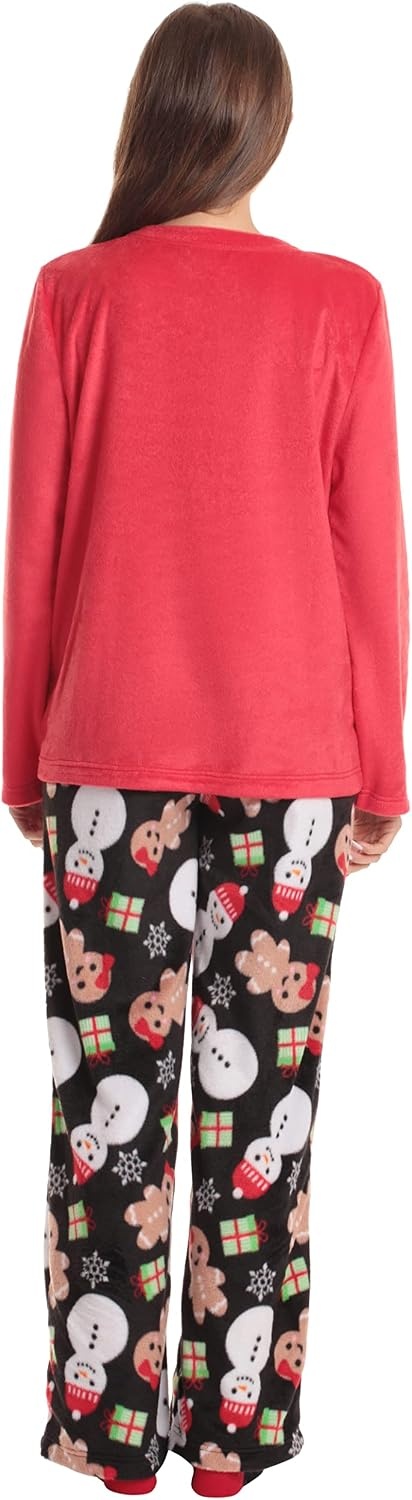 image:imageJust Love Pajama Pants Set Womens with SocksBlack Mixed Holiday