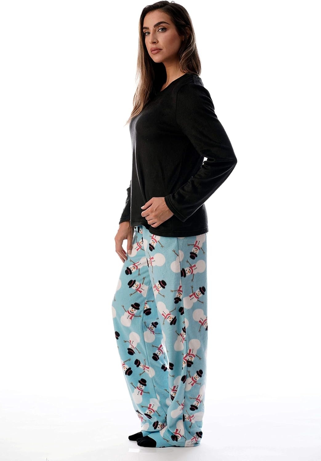 image:imageJust Love Pajama Pants Set Womens with SocksJolly Snowman