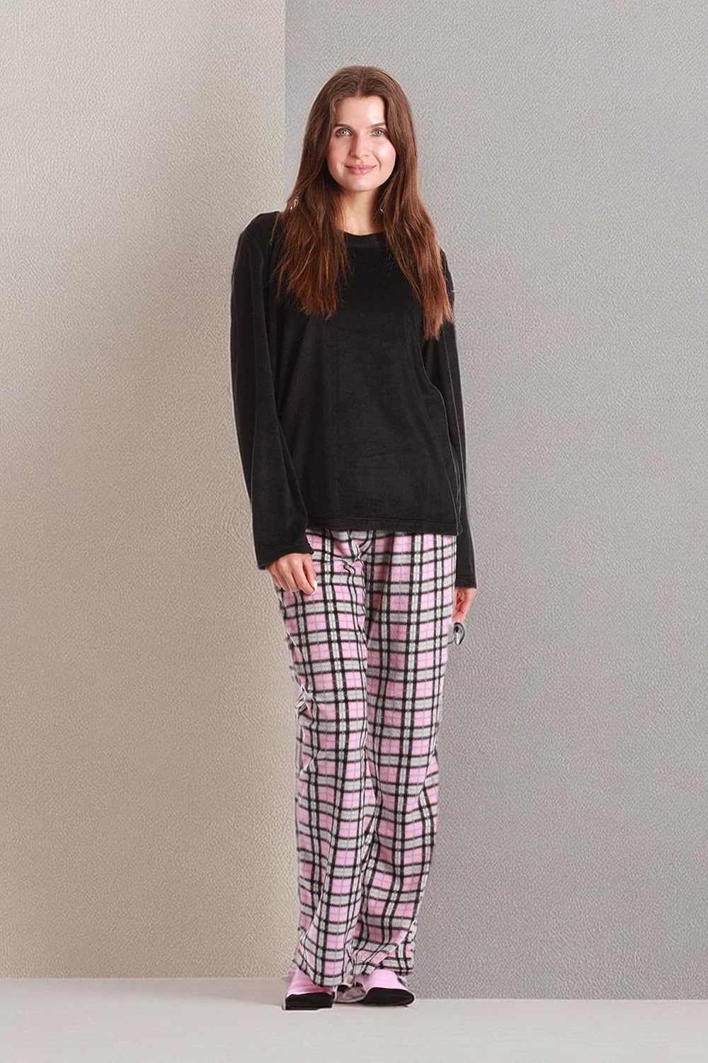 image:imageJust Love Pajama Pants Set Womens with SocksPlayful Plaid