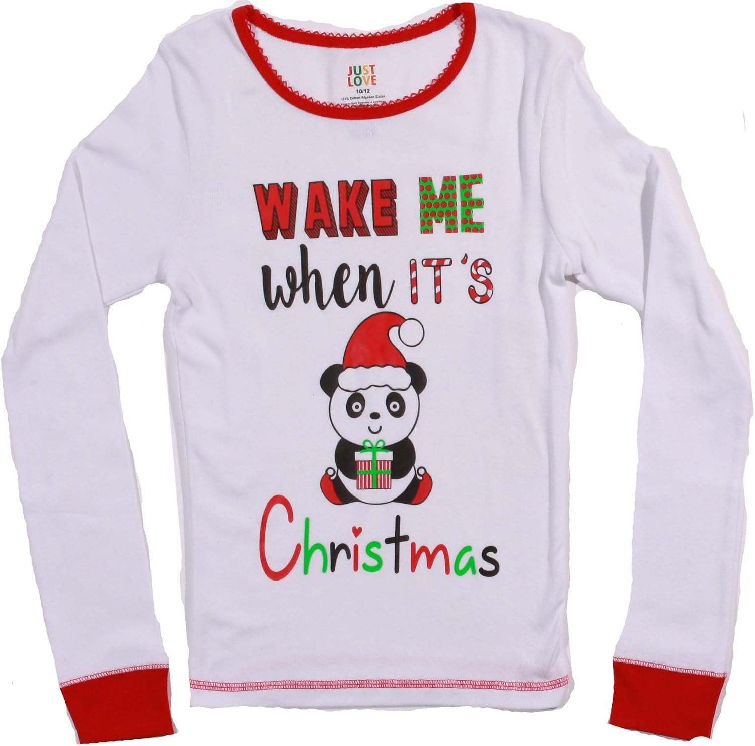 image:imageJust Love Pajamas for GirlsWhite Santa Panda